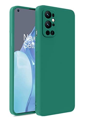 OnePlus 9 Pro Back Cover Case Liquid silicone - Green