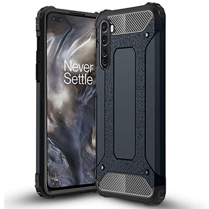 OnePlus Nord Back Cover Case Rugged Armor - Blue