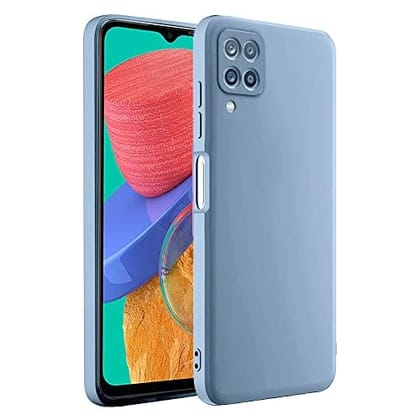Samsung Galaxy M33 5G Back Cover Case Liquid silicone - Gray