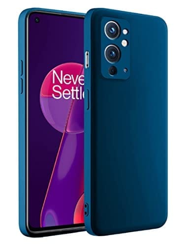 OnePlus 9RT 5G Back Cover Case Liquid silicone - Blue