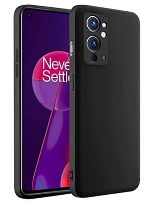 OnePlus 9RT 5G Back Cover Case Liquid silicone - Black