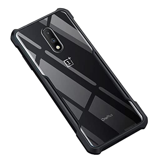 OnePlus 7 Shockproof Clear Case - Black