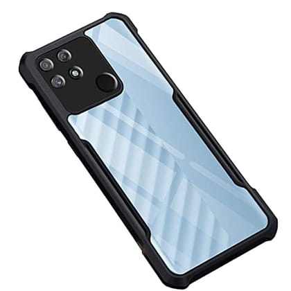 Realme Narzo 50A Shockproof Clear Case - Black