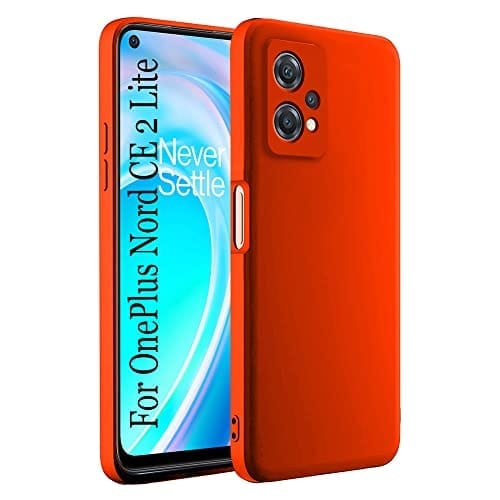 OnePlus Nord CE 2 Lite 5G Back Cover Case Liquid silicone - Red