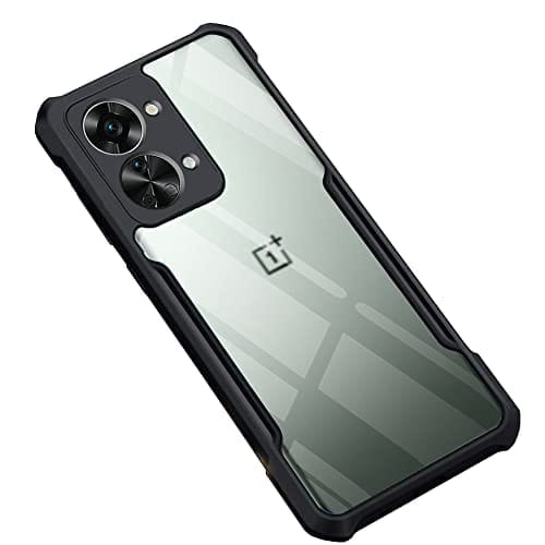 OnePlus Nord 2T 5G Shockproof Clear Case - Black