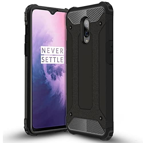 OnePlus 7 Back Cover Case  Rugged Armor - Black