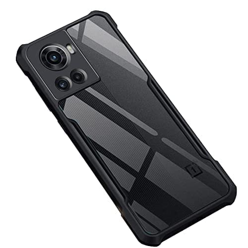 OnePlus 10R Shockproof Clear Case - Black