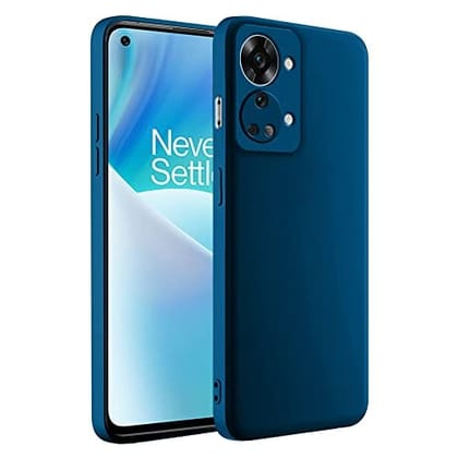 OnePlus Nord 2T 5G Back Cover Case Liquid silicone - Blue