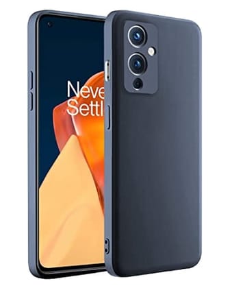 OnePlus 9 Back Cover Case Liquid Silicone - Grey