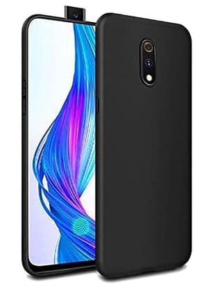 Winble Realme X / Oppo K3 Back Cover Case Soft Flexible (Black)