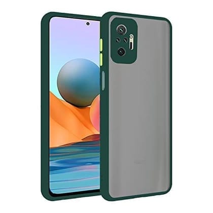 Winble Redmi Note 10 Pro / Redmi Note 10 Pro Max Back Cover Case Smoke (Green)