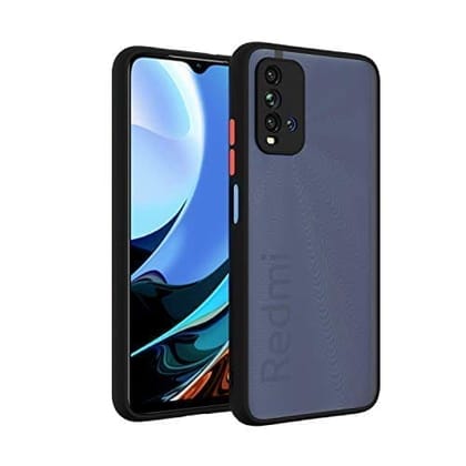 Winble Redmi 9 Power Back Cover Case Smoke (Black)