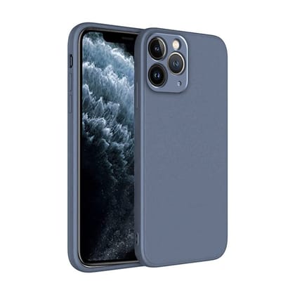 Winble iPhone 11 Pro Back Cover Case Liquid Silicone (Gray)