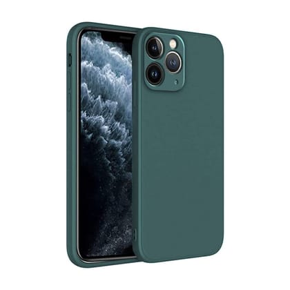 Winble iPhone 11 Pro Back Cover Case Liquid Silicone (Green)