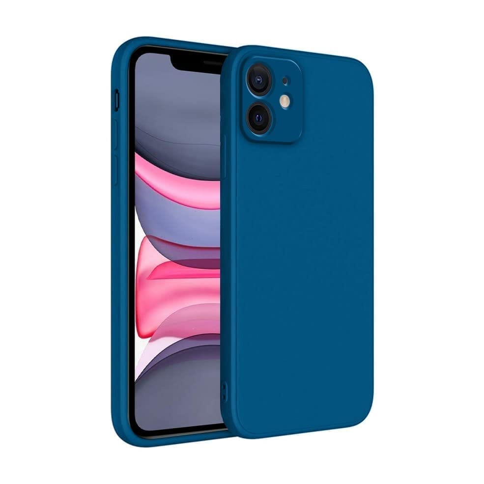 Winble iPhone 11 Back Cover Case Liquid Silicone (Blue)