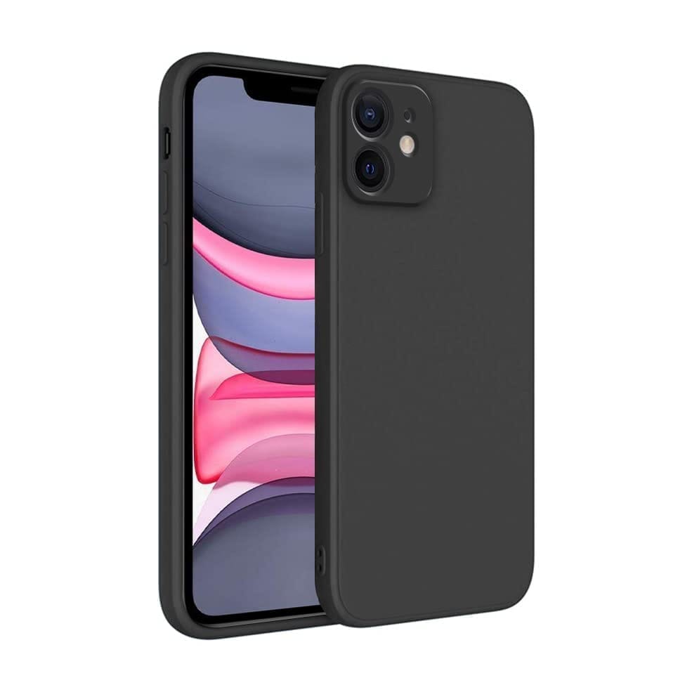 Winble iPhone 11 Back Cover Case Liquid Silicone (Black)