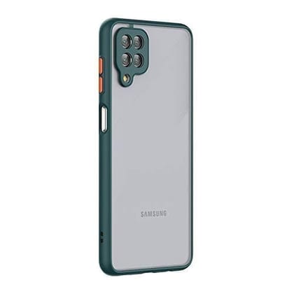 Winble Samsung Galaxy F62 Back Cover Case Smoke (Dark Green)