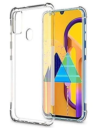 Winble Samsung Galaxy M21 / M21 2021 Edition / M30s Back Cover Case Camera Protection Transparent