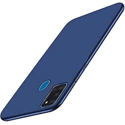 Winble Samsung Galaxy A21s Back Cover Case Soft Flexible (Blue)