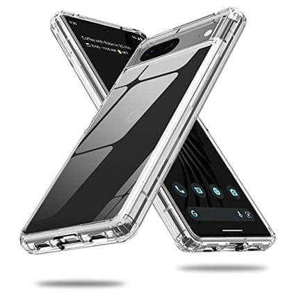 Winble Google Pixel 7 Back Cover Case Crystal Clear Hard TPU