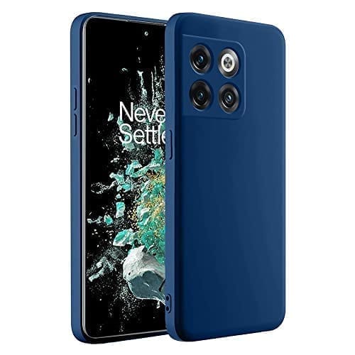 Winble OnePlus 10T 5G Back Cover Case Liquid Silicone (Blue)