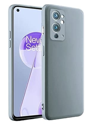 Winble OnePlus 9RT 5G Back Cover Case Liquid Silicone (Grey)