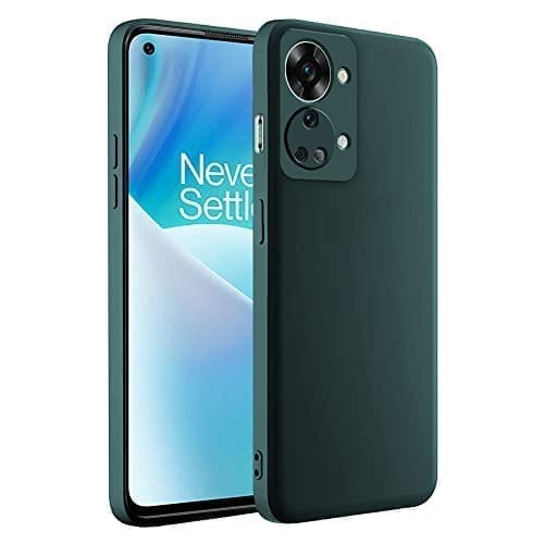 Winble OnePlus Nord 2T 5G Back Cover Case Liquid Silicone (Green)