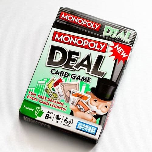 MANNAT Monopoly Deal Card Game Age 8+ 2 to 5 Players English Version,Fun Cards Game for Families,Friends and Kids,Set of 108 Deal Cards(Pack of 1)