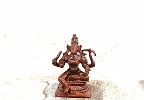 Searchers Paradise - Copper Idols Varahi,1.5 inches, Copper Handmade 40 Grams, Patina Antique Finish, Pack of 1 Piece