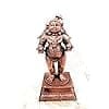 Searchers Paradise Copper Idols of god Bal Krishna with Laddu ,4.3 inches, 480 Grams, Patina Antique Finish, Pack of 1 Piece