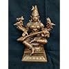 Searchers Paradise - Copper Idols of god Rajamathangi 4.3 inches, 560 Grams, Patina Antique Finish, Pack of 1 Piece