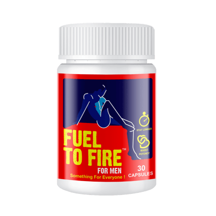 Fuel  to Fire  For Men Capsules  (Booster for Men-Strength, Stamina, Energy Enhancing, Mood, Endurance Boost)