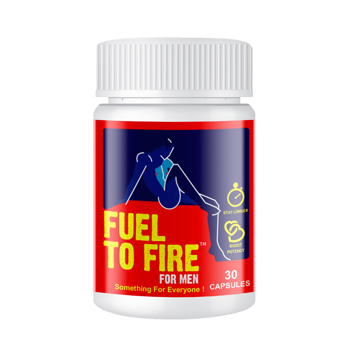 Fuel  to Fire  For Men Capsules  (Booster for Men-Strength, Stamina, Energy Enhancing, Mood, Endurance Boost)