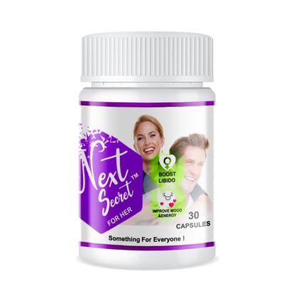 Next Secret For Her Capsules (Boost Libido, Improve Mood & Energy, Relieves menstrual cramps, Support Sexual well-being)