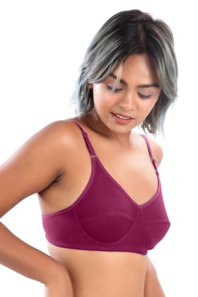 Women Hug Lilly Bra Wine