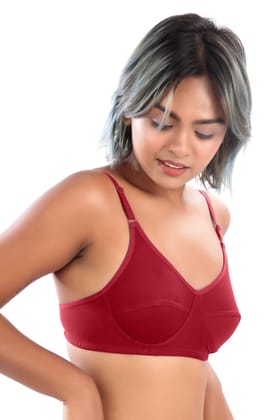 Women Hug Lilly Bra Maroon