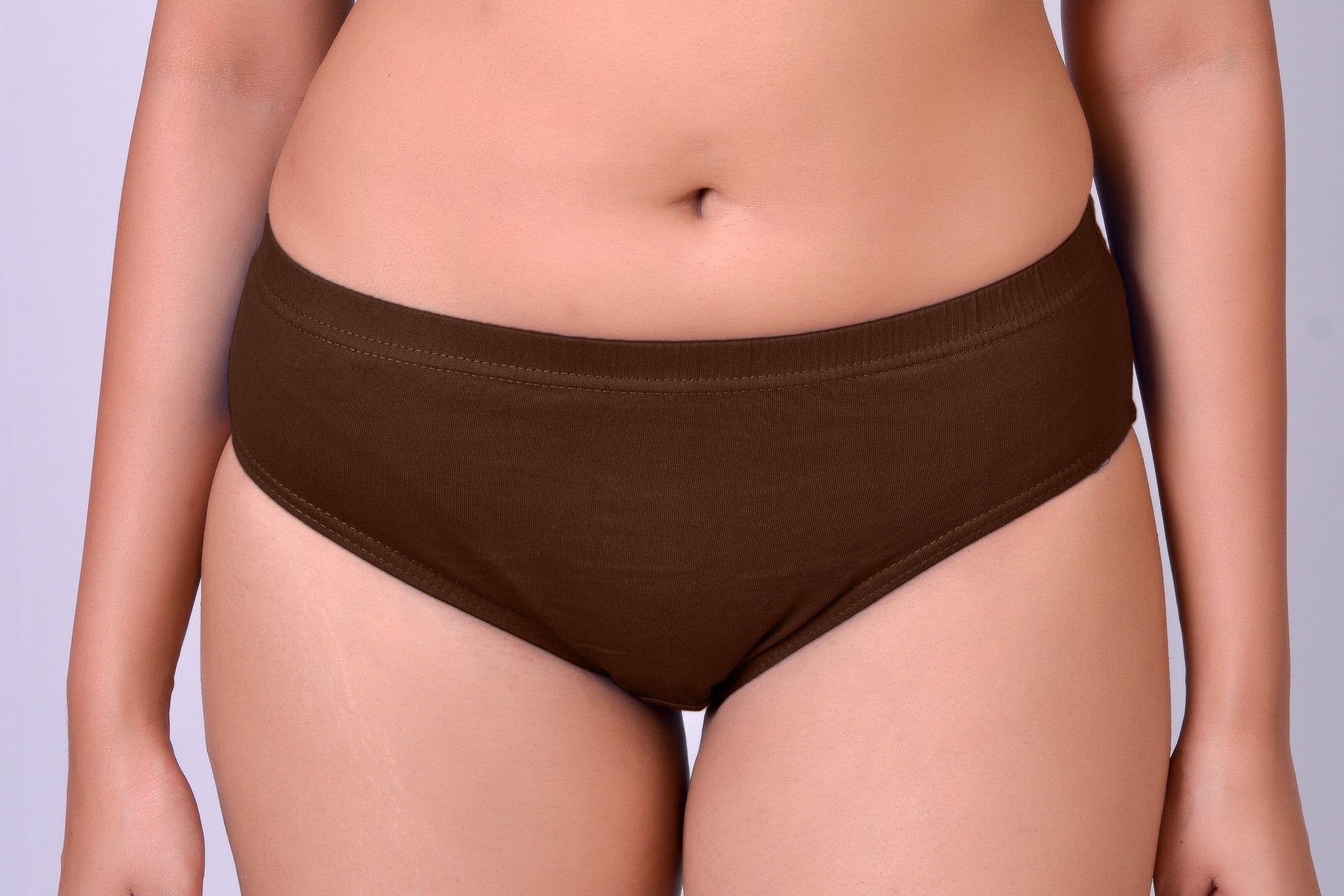 Women Hug Amy Panty Plain IE Brown