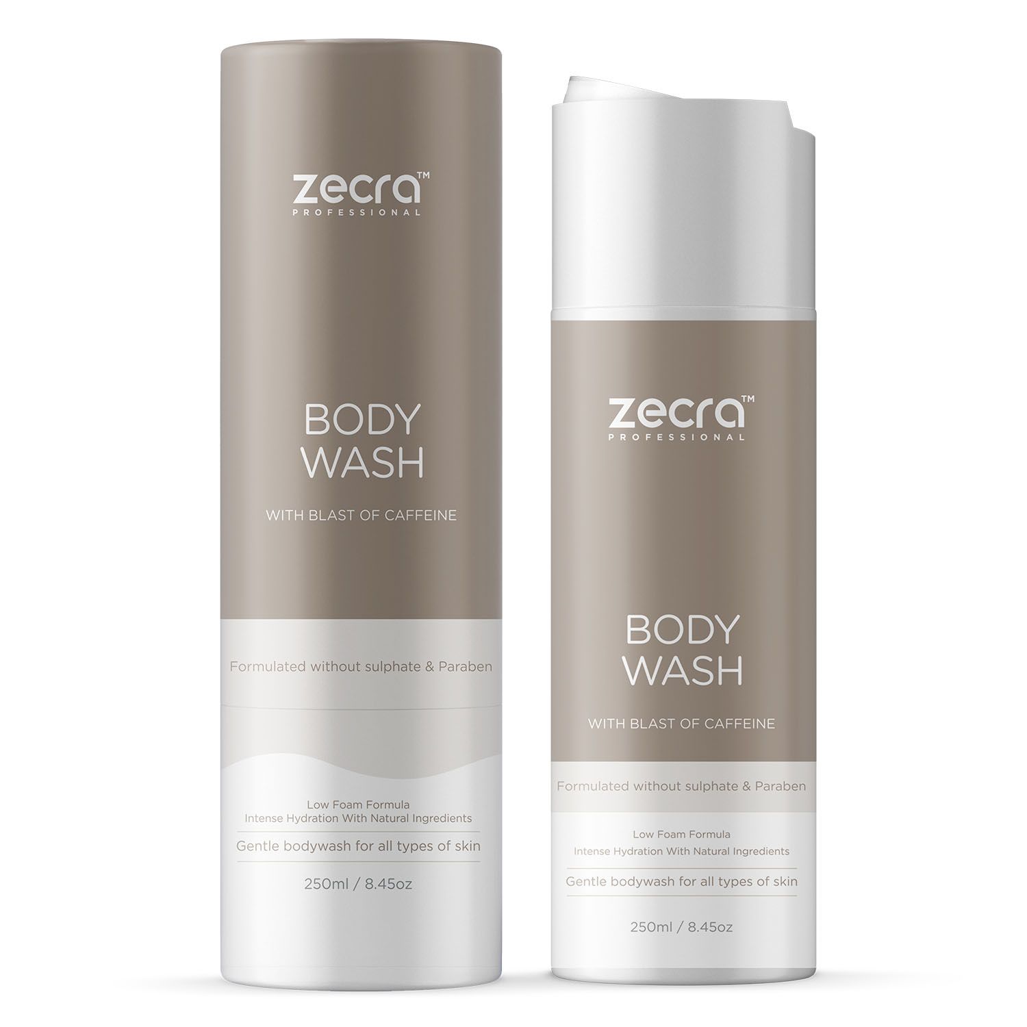 Zecra Body Wash With Blast Of caffeine