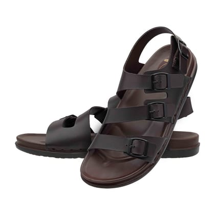 Walkaroo Men Fishermen Cut Slide Sandals - WG5306 Black – Walkaroo Footwear