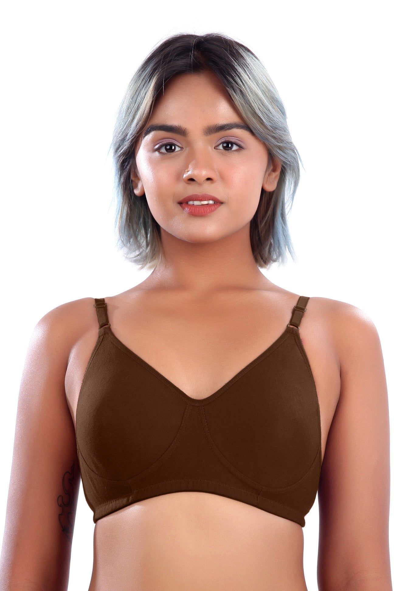 Women Hug Jasmine Bra Coffee Brown