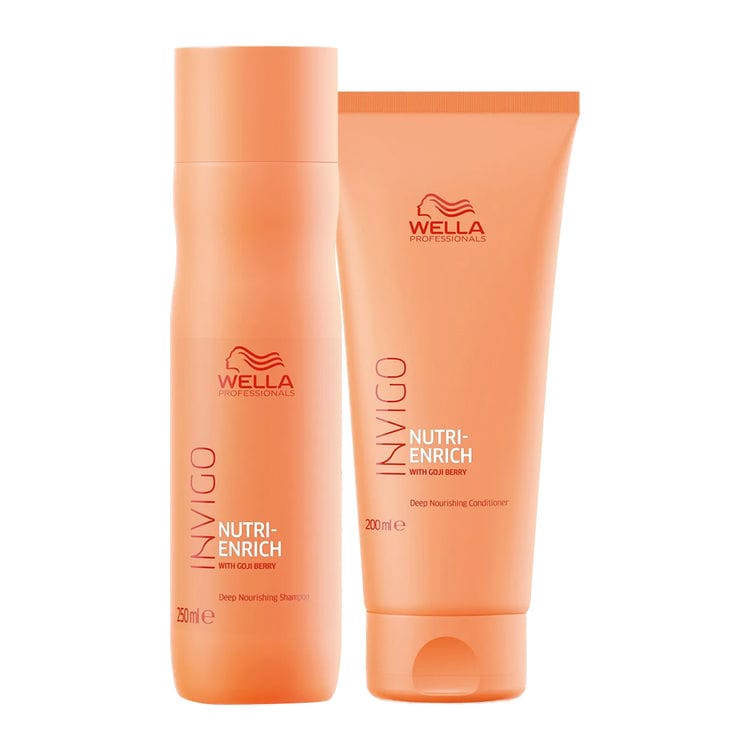 Wella Professionals Invigo Nutri Enrich Deep Nourishing Shampoo And Conditioner (250 ml + 200 ml) Combo