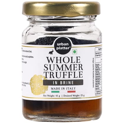 Urban Platter Whole Summer Truffle in Brine, 25g (Preserved Naturally | No Artificial Flavours | Preservative-Free)