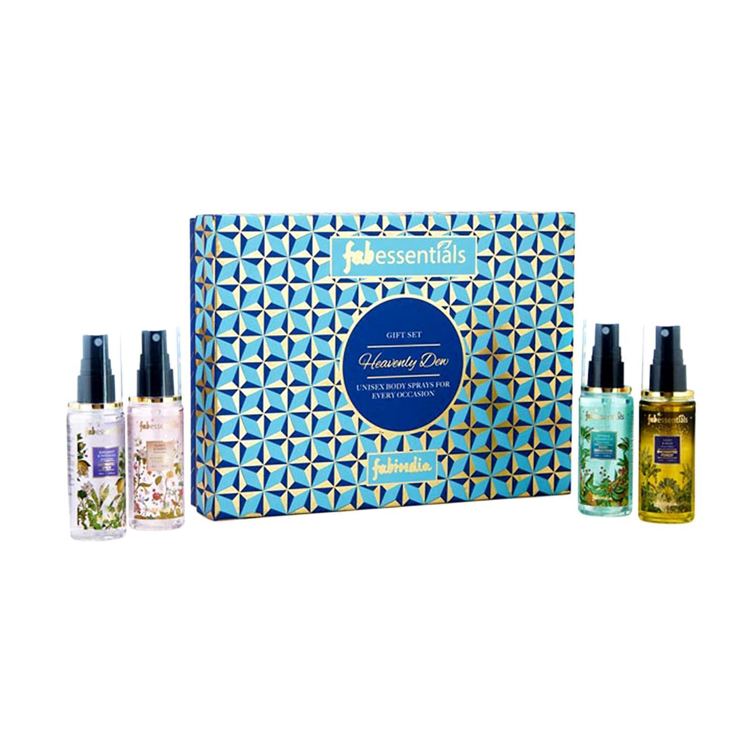 Fabessentials Heavenly Dew Unisex Body Sprays for Every Occasion Gift Set - 240 ml