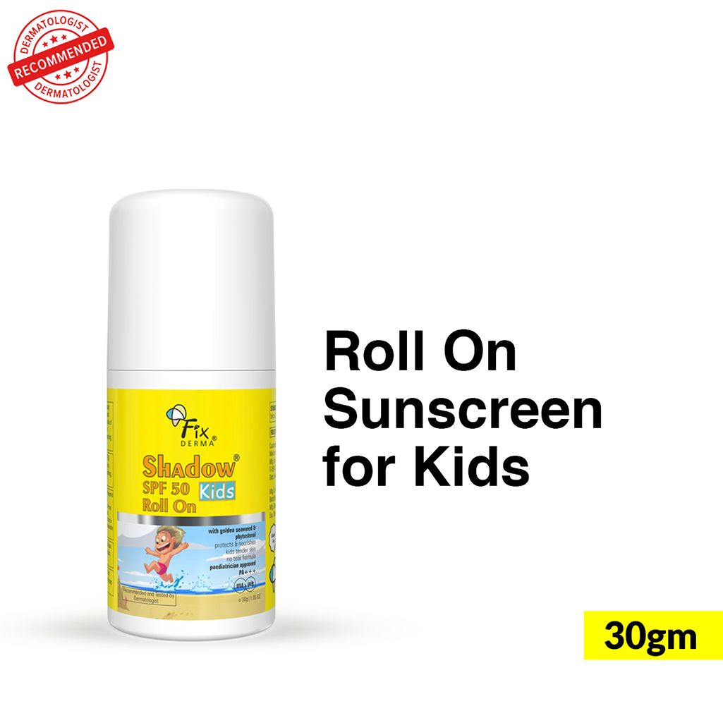Fixderma Shadow Roll on Sunscreen for Kids SPF 50