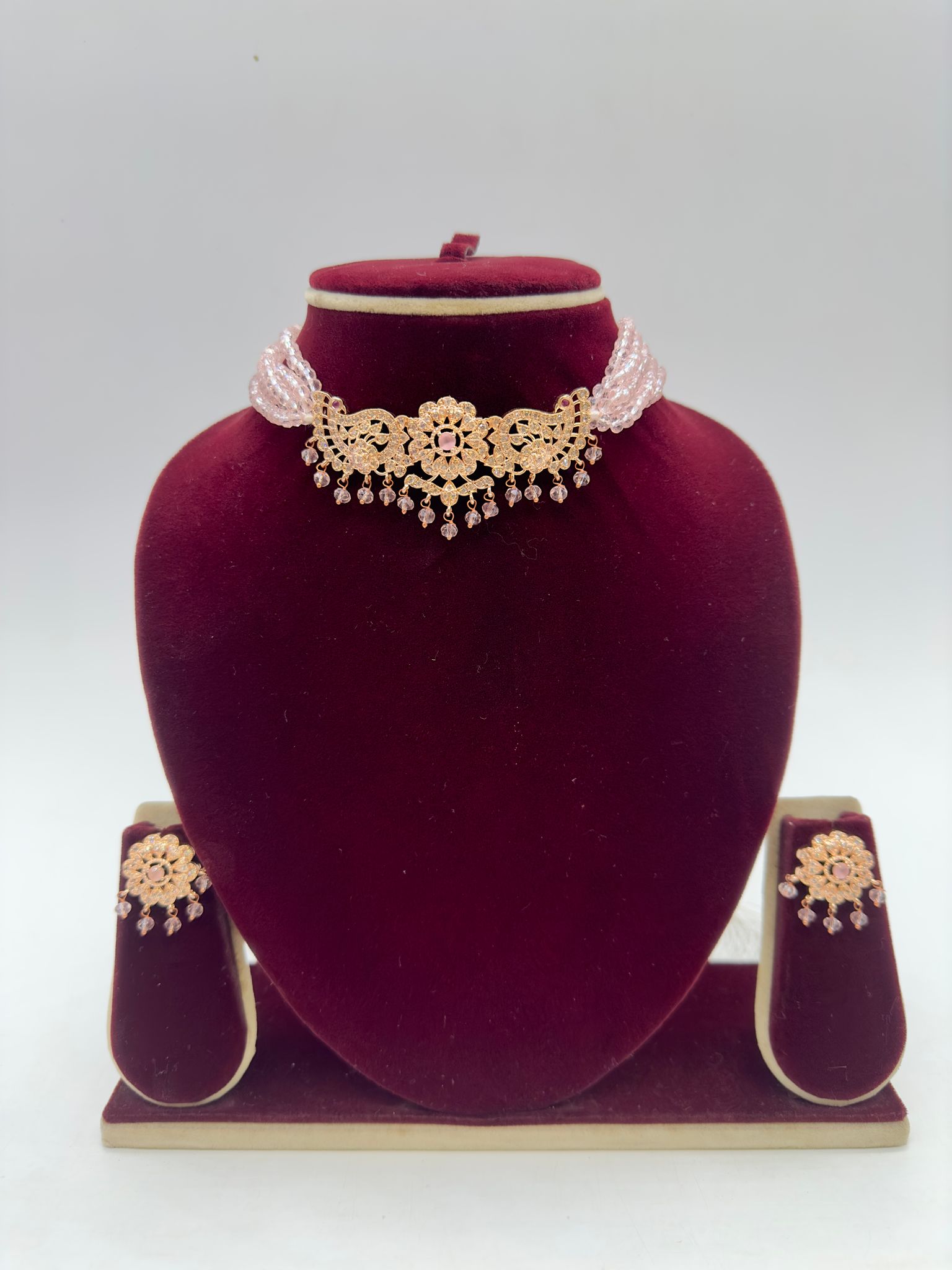 ACAS | Women's Designer Choker Set With Crystal