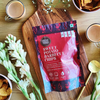 BBQ Sweet Potato Chips · 70g Packs