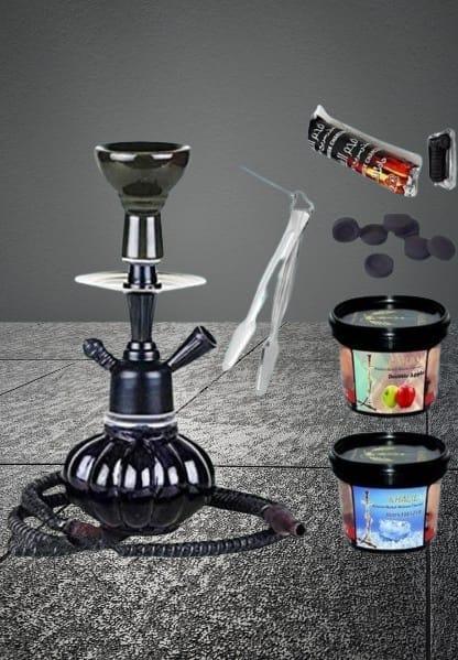 IR Impex Glass Hookah 12 inch Combo pack