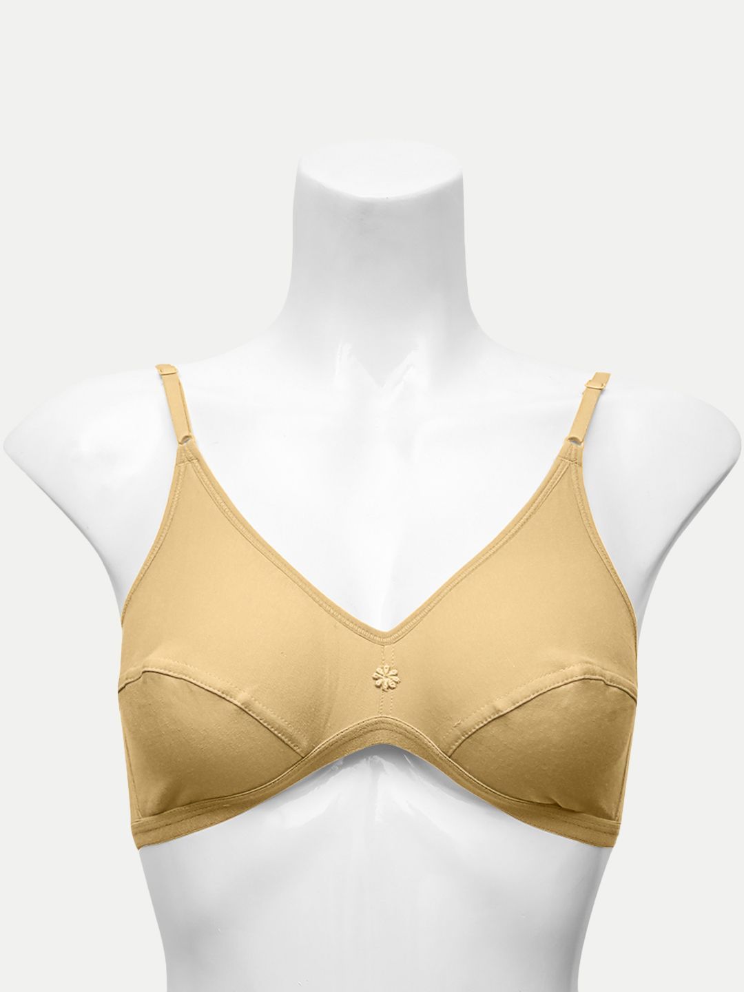 Women Flower Bra - Skin Color