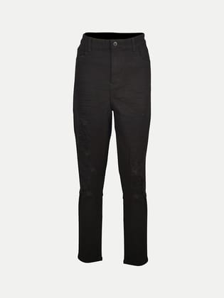 Women Black Denim casual Pant