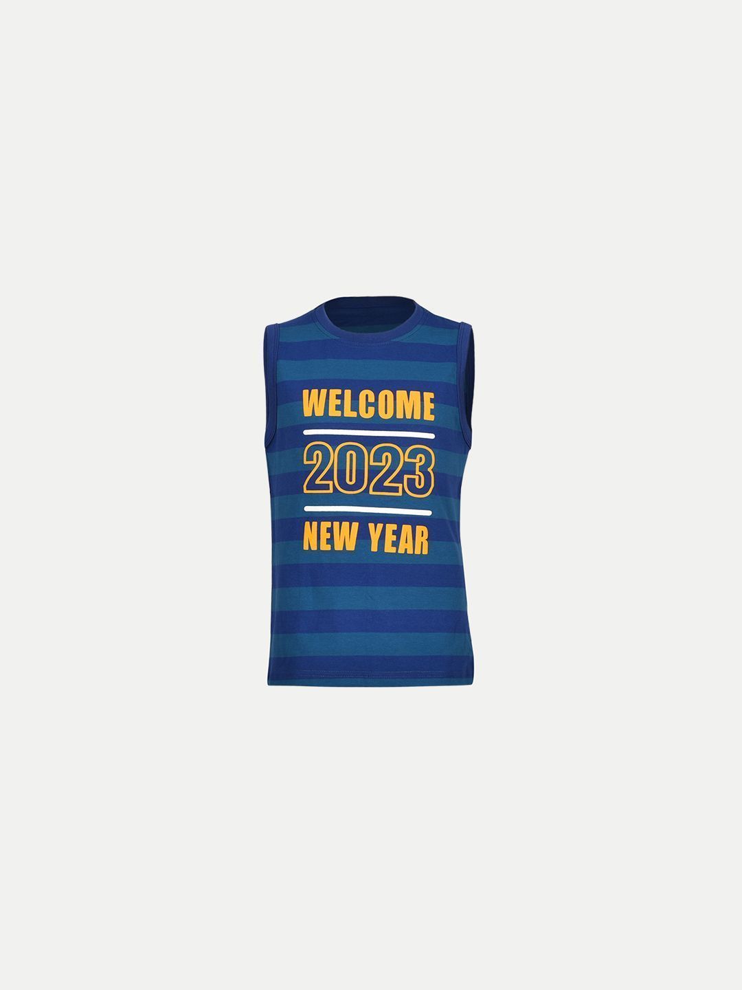 Teen Boys Olive/Blue Striper Tanktop